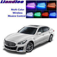 LiandLee Car Glow Interior Floor Decorative Seats Accent Ambient Neon light For NissanCima Cima Y51 2009~2019