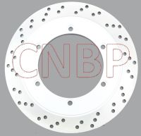 ▲ Front Rear Brake Disc Rotor for HONDA CB 500 CB500 1997 up CB500S 1998 - 2003 CAGIVA 500 Canyon 1996 - 2000