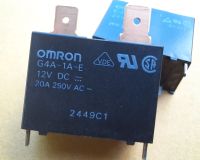 Relay G4A-1A-E Omron 12-24VDC 20A   ใช้ในแผงวงจรแอร์บ้าน  รีเลย์ เครื่องปรับอากาศ ไมโครเวฟ