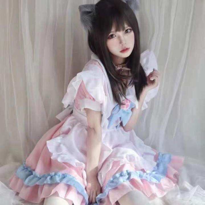 pink-women-maid-outfit-anime-long-dress-black-and-white-apron-dress-lolita-dresses-men-cafe-costume-cosplay-costume