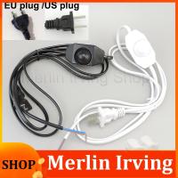 Merlin Irving Shop Dimmable Power Switch Cable Light Bulb Modulator Lamp Line Dimmer Controller Table Lamp Wire Ac 110V 220V Black White Eu Us Plug