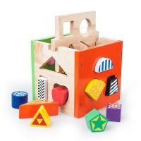 【Ready】? Birthday gift childrens building blocks large particles of wood baby toys boys and girls can bring to school Gadgets