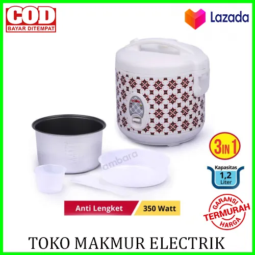 Rice Cooker Mini 1,2 Liter Niko NK 12 / Magic Com Kecil Niko NK 12 Lazada Indonesia