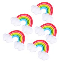 ▤●☞ Rainbow Fridge Magnets Magnetic Refrigerator Sticker Whiteboard Decoration Cartoon Decorative Decal Office Classroom
