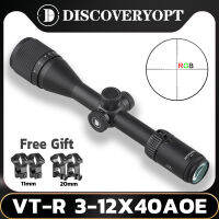 Discovery VT-R 3-12X40AOE High Shock Proof Scope เครื่องสอบเทียบ กล้องโทรทรรศน์กลางแจ้ง (จัดส่งจากกรุงเทพฯ ของขวัญฟรีรางยึด 11 มม. และ 20 มม.)