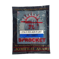 Jomthai จอมไทย สเตอร์หลัง SPARK,X-1,MATE,RXZ,SPARK135,VR150 (428) 28ฟัน พระอาทิตย์ ของแท้ หนา แข็ง ทนทาน อะไหล่พร้อมเปลี่ยน (MS_Parts Online.)