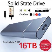 Original SSD External Hard Drives 500GB 1TB 2TB 4TB USB3.1 HDD Portable Storage Device Mobile Disks for Cellphones Computer