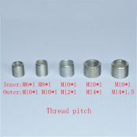 M10กับ M6 M8 M12 M14 M16 M18อะแดปเตอร์สกรูกลวงขั้วต่อเกลียวด้านนอกด้านในน็อตสกรูอะแดปเตอร์ Coupler แหวนน็อต