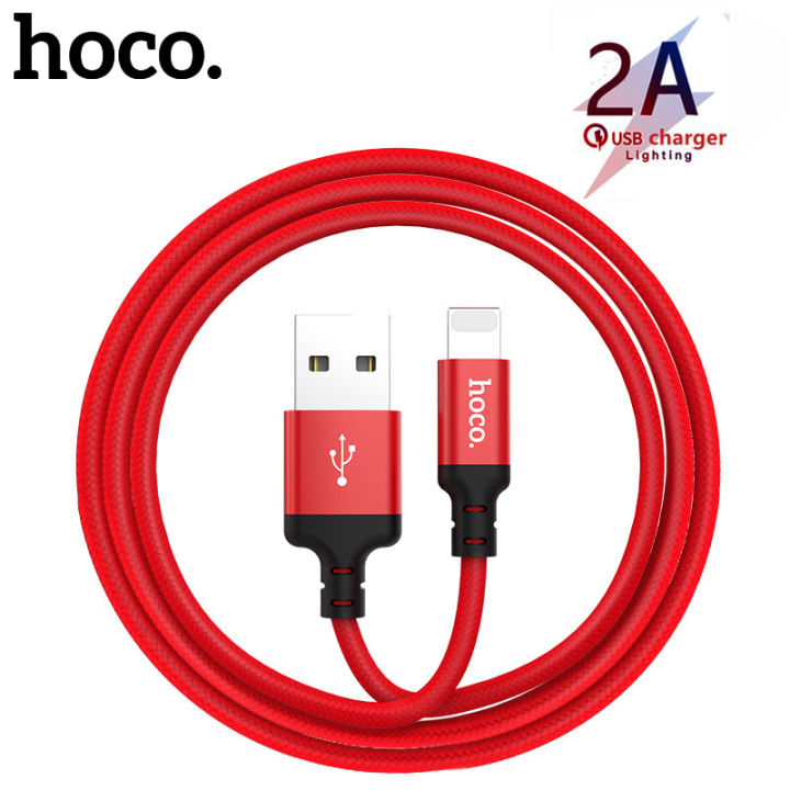 HOCO 1m Best USB Cable for iPhone X 8 Plus Lightning to USB Cable Fast  Charger Data Cable For iPhone 7 6 6s 5 5s iPad Mobile Phone Cables |  