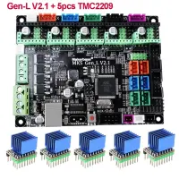 Makerbase Mks เมนบอร์ด V2.1 Gen_l บอร์ดควบคุมเครื่องพิมพ์3มิติ Tmc2209 Tmc2208โหมด Uart เครื่องพิมพ์3d Gen L เมนบอร์ด V1.0