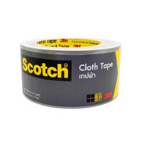 [คุ้มค่าราคา!] เทปผ้าชนิดมันเงา SCOTCH รุ่น XN002038273 ขนาด 48 มม. x 8 หลา สีเงิน