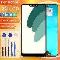 Catteny Gratis Ongkir 6.26นิ้วอะไหล่ซ่อมจอแสดงผลสำหรับ Honor 8C Lcd พร้อมชุดหน้าจอสัมผัส Digitizer พร้อมกรอบ