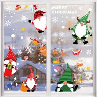 【cw】 Christmas Window StickersChristmas Decorations forChristmasKids Room New Year Decoration 2023 Y1