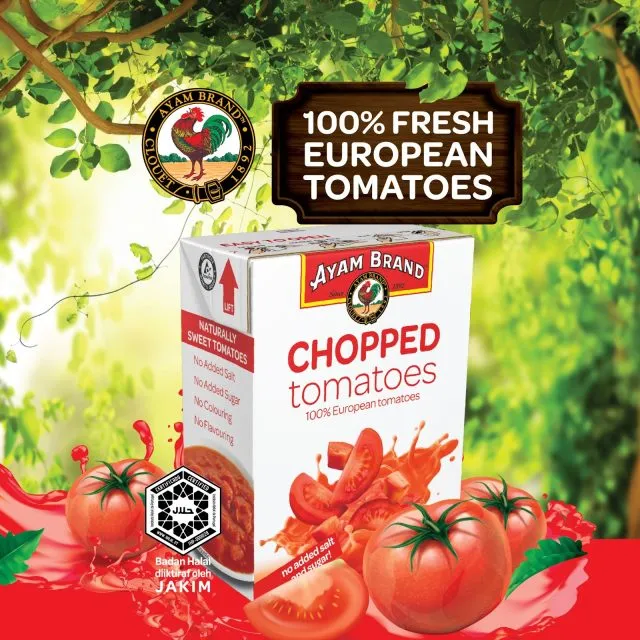 Ayam Brand Chopped Tomato (Tomato Cincang) 380g Lazada