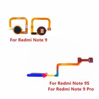 เครื่องสแกนลายนิ้วมือ Touch ID Sensor Home Return Key Menu ปุ่ม Ribbon Flex Cable สําหรับ Redmi Note 9S 9 Pro