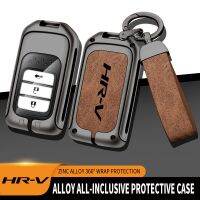 เคส Haywood1ซิงค์อัลลอยสำหรับ Honda HRV,อุปกรณ์เสริมพวงกุญแจฝาครอบรูปตัววีรีโมทคอนโทรล