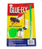 GLUE FLY กาวดักแมลงวัน ตรา แปลงปอ (อัดแผง) !!แถมฟรี ก้าน และ แป้นเสียบ!! Made In Thailand ดักแมลงวัน ดักแมลง กาวดักแมลงวัน ตราแปลงปอ