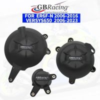 ฝาครอบตัวป้องกันเคส ER6N มอเตอร์สำหรับรถแข่ง Voor Kawasaki ER-6F ER-6N 2006-2016 Versys 650 2006 2007 2008 2009 2010-2021