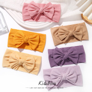 kidsbows 1PCS cho cô gái trẻ em quấn khăn trẻ em dệt kim băng tóc bé gân