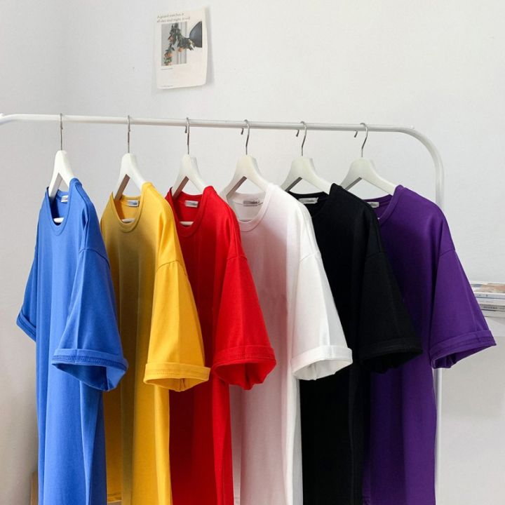 dsl001-เสื้อยืดผู้ชาย-เสื้อยืด-สีพื้น-คอกลม-ผ้านุ่ม-st01-เสื้อผู้ชายเท่ๆ-เสื้อผู้ชายวัยรุ่น