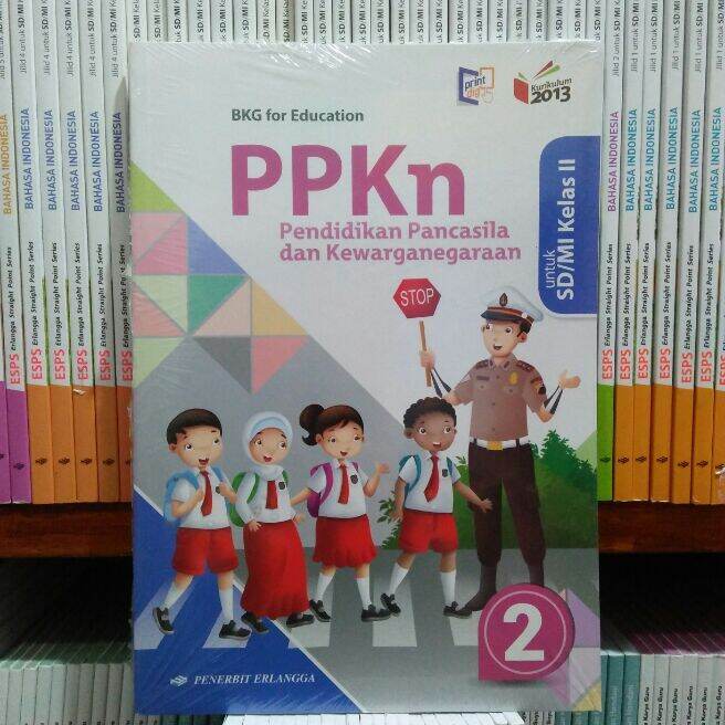 Buku Ppkn Sd Mi Kelas 2 Penerbit Erlangga 