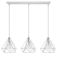 Nordic 3 heads Pendant Light Retro Industrial Metal Cage Ceiling Hanging Lighting Fixtures Modern Home Living Room Lamp Shade