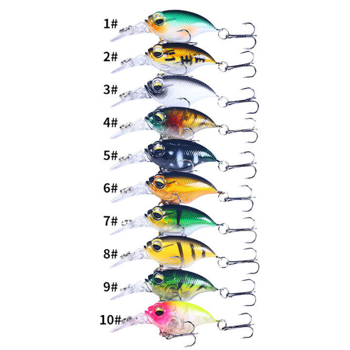 laogeliang-crankbait-เหยื่อล่อ6ซม-6-2ก-ตะขอคุณภาพสูง10สีเหยื่อปลอมแบบแข็ง