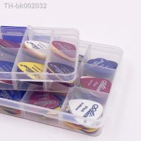 ☋ 10/30/50 Pcs Plectrum Set with Box 0.58-1.5mm Electric Acoustic Guitar Picks Mixed Sized Kit Holder for Wood Guitar Bass Ukulele