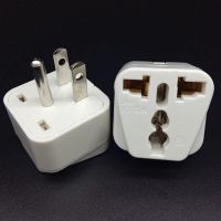 10pcs/Lot Universal US America Grounded Power Plug USA Canada Japan Brazil Philippines Thailand Travel Adapter Socket Wires  Leads  Adapters