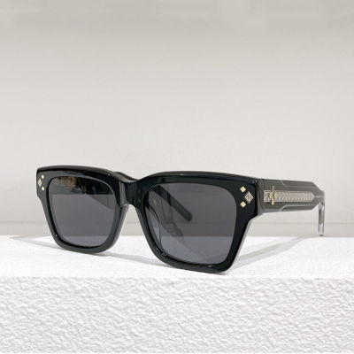 Top High Quality Green Black Gray Brown Acetate DIAMOND S2I Square Large Frame Womens Optical Glasses Fashion Mens Sunglasses