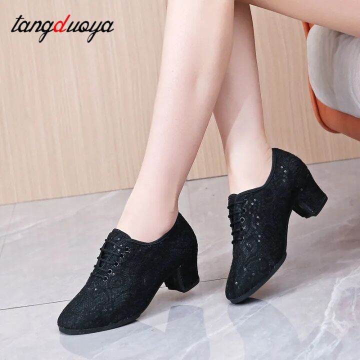 hot-dt-sneakers-ballroom-women-latin-shoes-tango-jazz-black-white-heeled-3-5cm