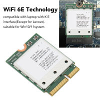 M.2การ์ด WiFi ไร้สายแล็ปท็อปไร้สายการ์ดเน็ตเวิร์ก6E 2.4G 5Ghz สำหรับ K E Interface