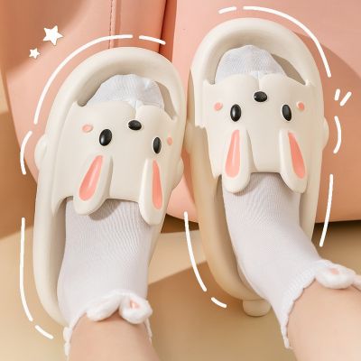 Summer Shoes Men Women Slippers Thick Platform Beach Shoes Couples Home Slipper Indoor Cartoon Shoes Child Anti-Slip Soft SoleTH