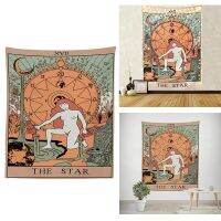 Tarot the Moon Tapestry Medieval Europe Divination Tapestry Wall Hanging Mysterious Paintings