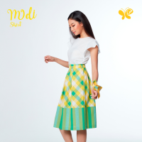 Woman Blooming Midi Skirt กระโปรง ผู้หญิง