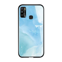 Volans สำหรับ Infinix Hot 9 Hot 9 Play X680 X655C เคสโทรศัพท์ Niman เคสเคสกันกระแทกกระจกเทมเปอร์เรียบนุ่ม