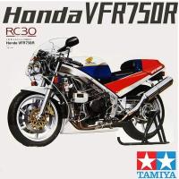 Tamiya 14057 1/12 RC30ชุดสร้างหุ่นประกอบสำหรับรถจักรยานยนต์ VFR750R ฮอนด้าแบบ DIY