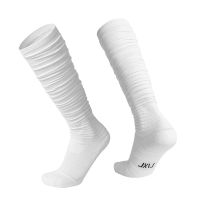 Unisex Football Rugby Grip Soccer Socks High Knee Cushion Athletic Socks Non Slip Sports Trainer Multi-Sports Long Socks