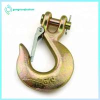 GONGRUOQIUSHAN 4PCS พร้อมสลัก ตะขอกันลื่น clevis เหล็กคาร์บอนสตีล 5/16นิ้วค่ะ ตะขอโซ่ฟอร์จ G70 กันน้ำกันน้ำได้ ความจุ14,000ปอนด์ ตะขอโซ่ลาก รถพ่วงรถบรรทุกขนส่ง