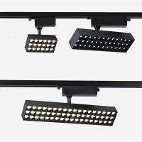 LED Track Lighting spotlights square Alpha industries AC110V 25W 35W Luminaire Spot Lamp Led Ceiling Light 220v indoor Hotel