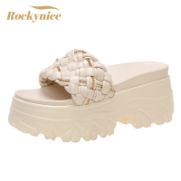 Summer Platform Slippers Woman Slides Outdoor Beach Shoes Women Wedges Non-slip Sandals Flip Flops for Ladies Zapatos De Mujer