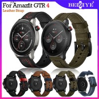 สายนาฬิกา สําหรับ Amazfit GTR 4 สายนาฬิกาข้อมือหนังแท้ คุณภาพสูง สายนาฬิกา amazfit gtr 4 Smart watch