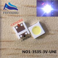 50-100ชิ้นอะไหล่ Led แบบ Smd 3535 2W 6V 3V 1W ทีวีจอแอลซีดีลูกปัด Lampu Belakang ไฟด้านหลังทีวีไดโอดแอพลิเคชันซ่อมแซม