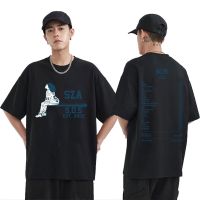 SZA Good Days Graphic T Shirts SOS New Music Album T-shirt Men Oversized Loose Tees Tops Unisex Cotton All-match Tshirts