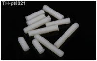 ❖∋  20Pcs M6 x 12mm L 12 Plastic Nylon Jimi Screws Headless Tightening Socket Set with Cup Point Grub