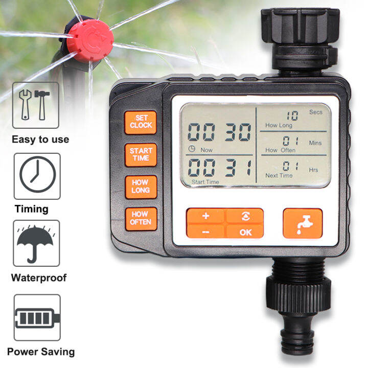 Garden Watering Timer Drip Irrigation Automatic Programmable Digital
