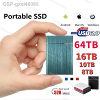 SSD แบบพกพาสำหรับสำหรับแล็ปท็อปและโน้ตบุ๊ค Gxal46093 USB ฮาร์ดไดรฟ์เสริม3.1 Type-C 500Gb Ssd 1TB 2TB 4TB 16TB