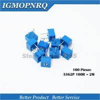 100pcs 3362P 101 201 102 104 202 502 103 203 503 104 204 504 105 Trimpo Trimmer Potentiometer 3362 2m 1K 2K 5K 10K 20K 50K 100K