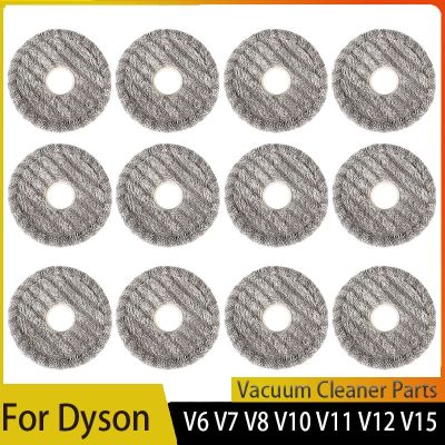 ผ้าไม้ถูพื้นกลมเศษผ้าสำหรับ Dyson V7 V8ผ้า V10 V11อุปกรณ์เสริมเครื่องดูดฝุ่นหัวแปรงใหม่