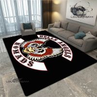 hells angels logo printed carpet Fashion yoga mat Non -slip carpet Photography prop bedroom decor kawaii rugs birthday gift